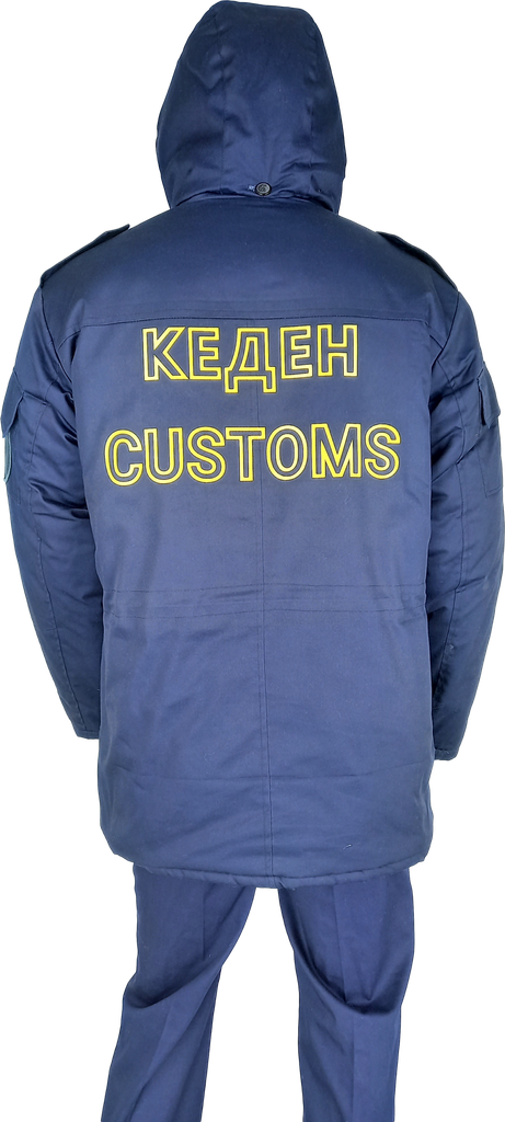 Брендирование флексом КЕДЕН CUSTOMS для спины