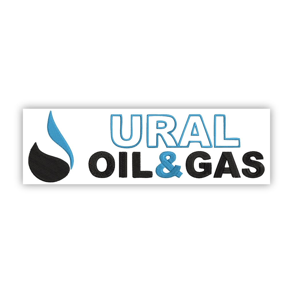 Embroidery on the back Ural Oil & Gas