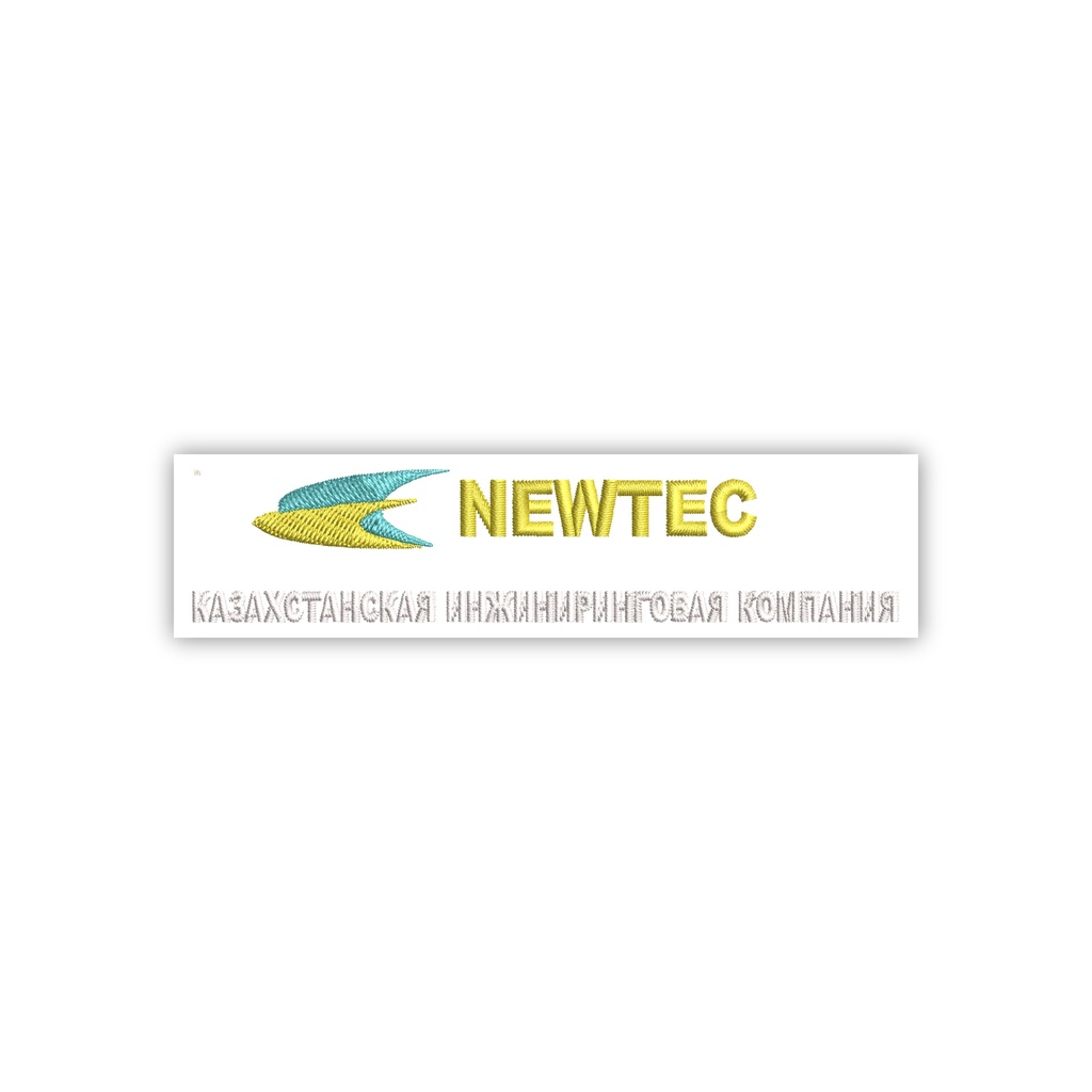 Embroidery on the chest NewTEC