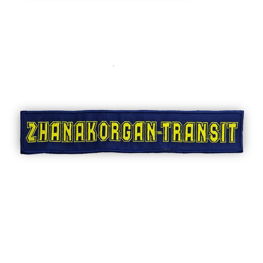 Zhanakorgan Transit embroidery on the back