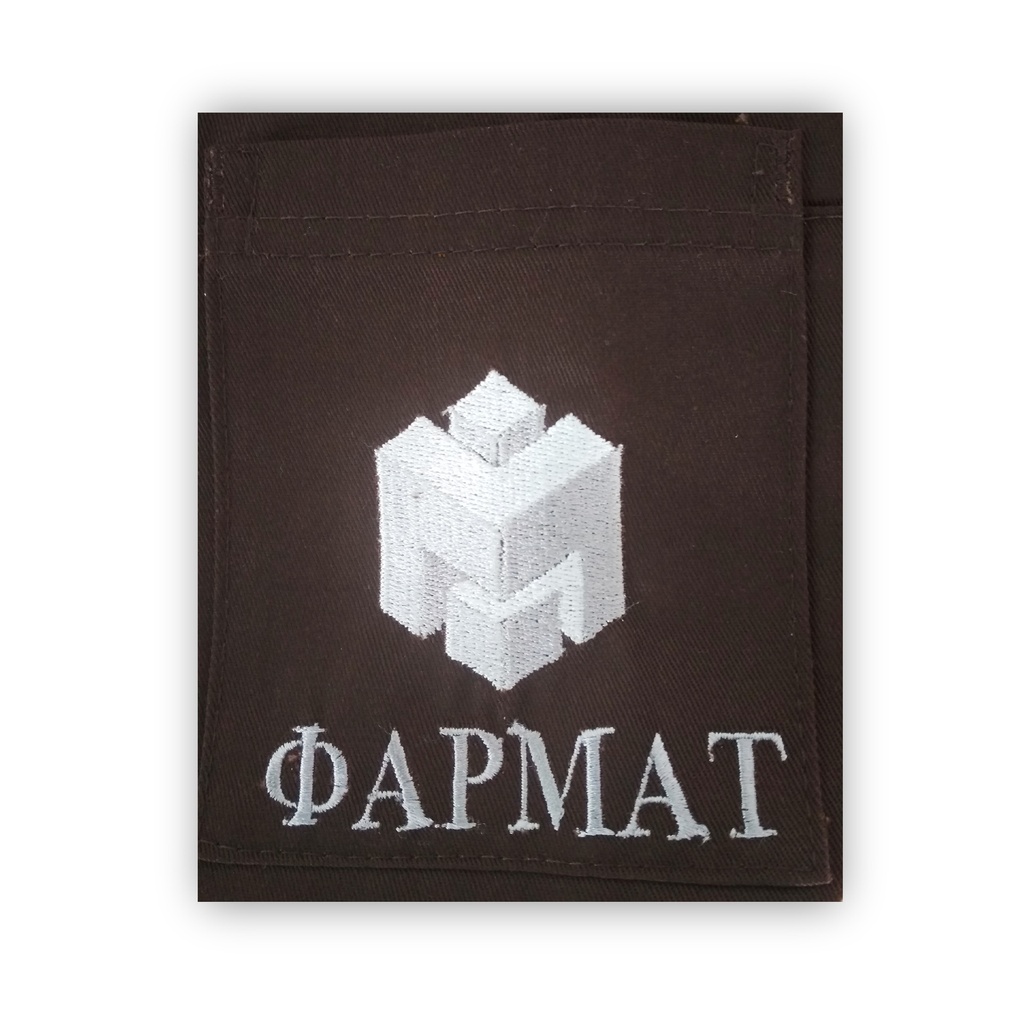 Embroidery on pocket Farmat 