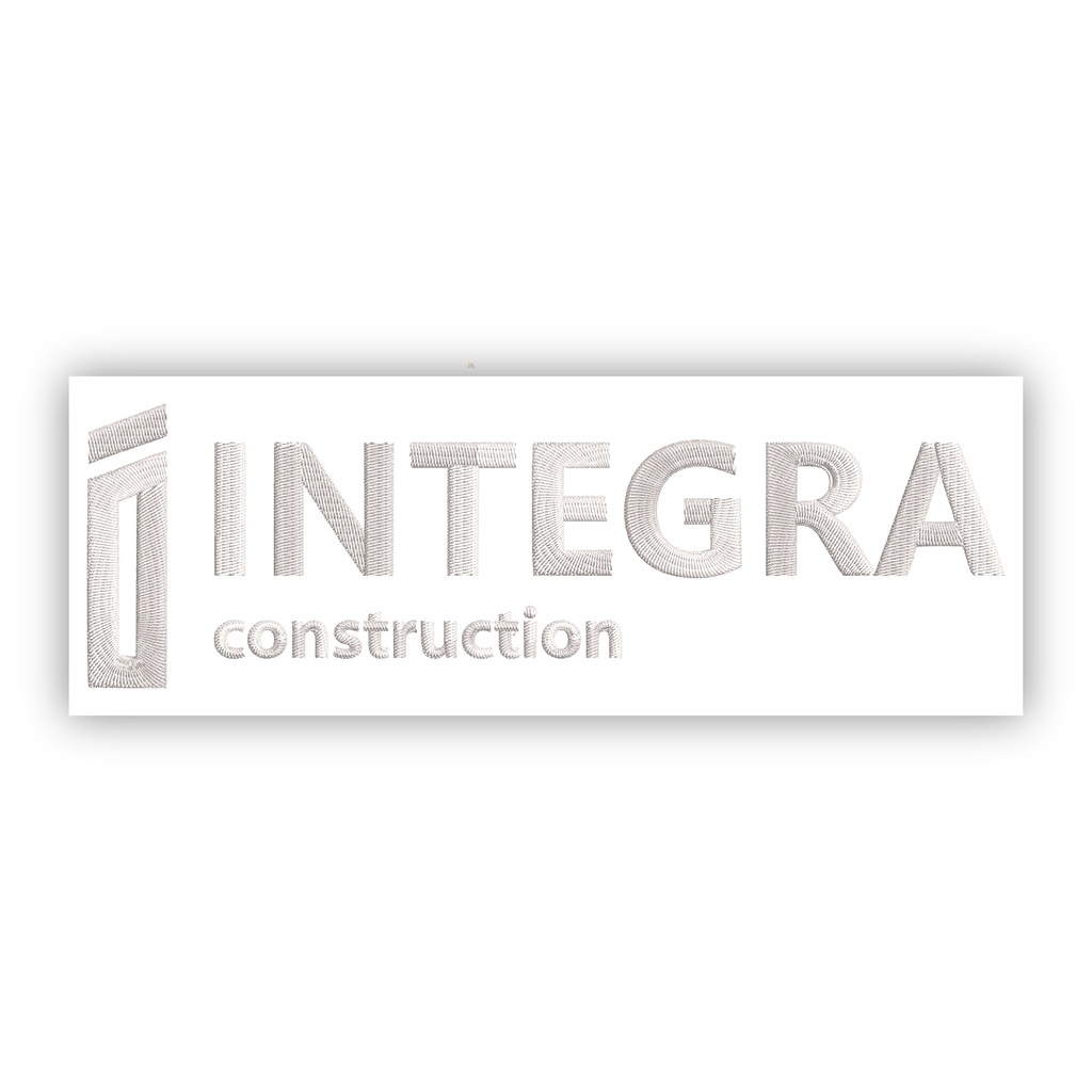 Вышивка Integra Construction KZ на спинке