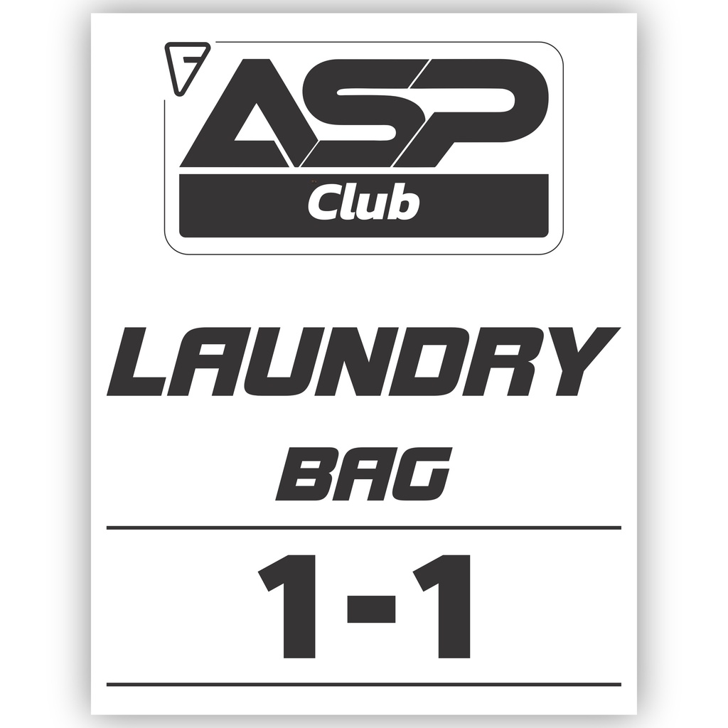 ASP Club Laundry Bag Branding