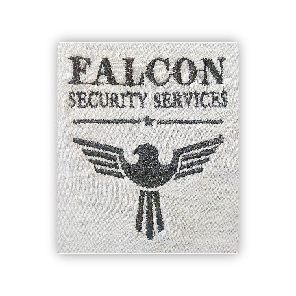 Вышивка на груди Falcon Security Services