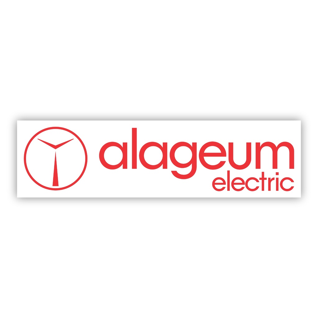 Артқы жағында DTF бренді Alageum Electric