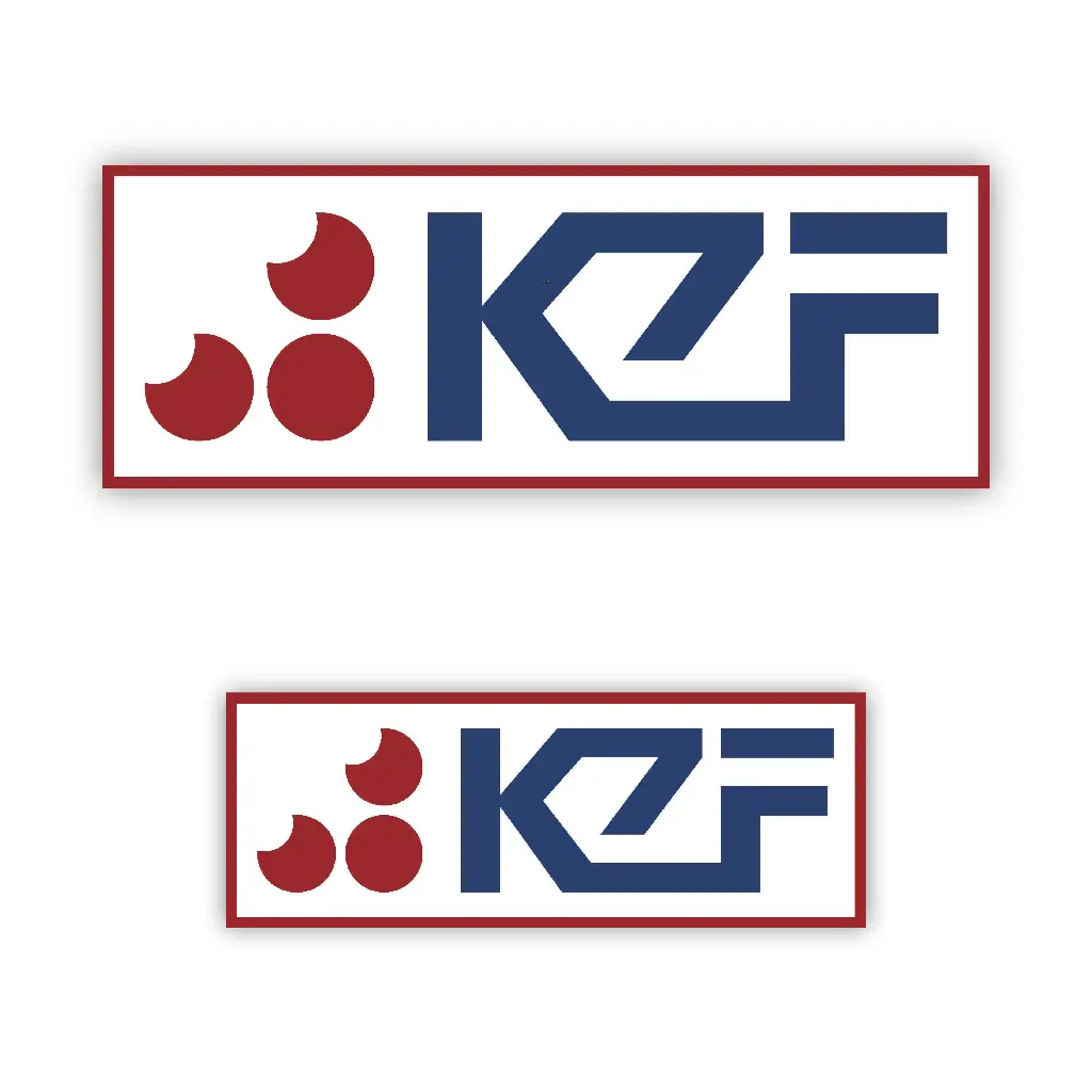 Комплект вышитых нашивок KZF Service 