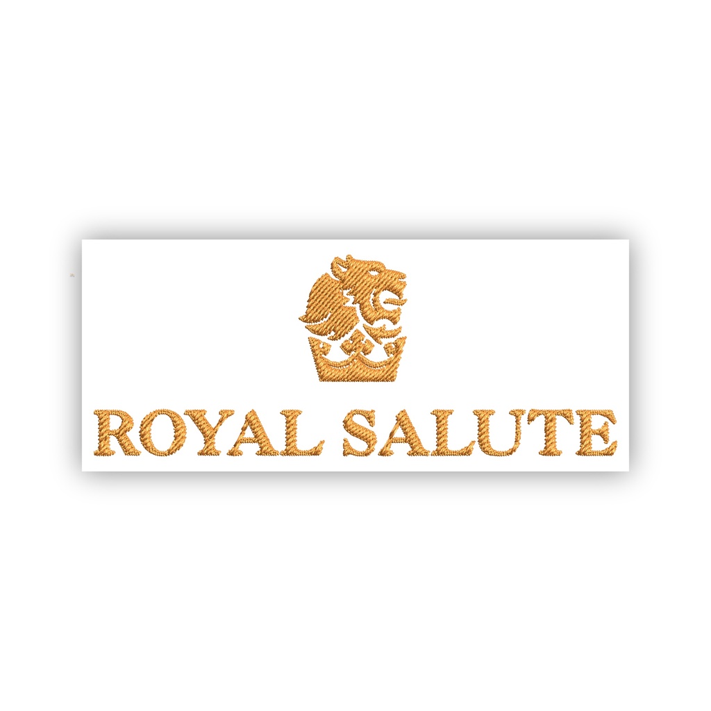 Royal salute embroidery