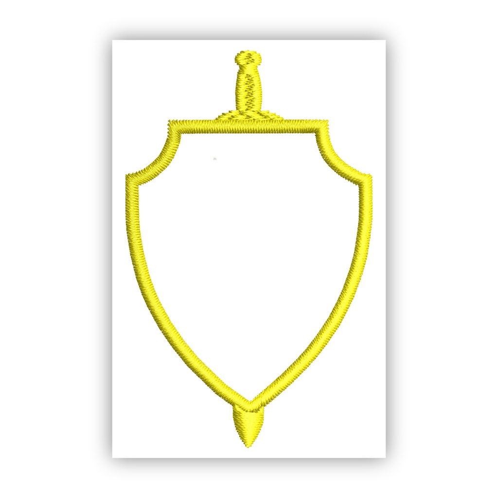 Frame for embroidery of the Ministry of Internal Affairs