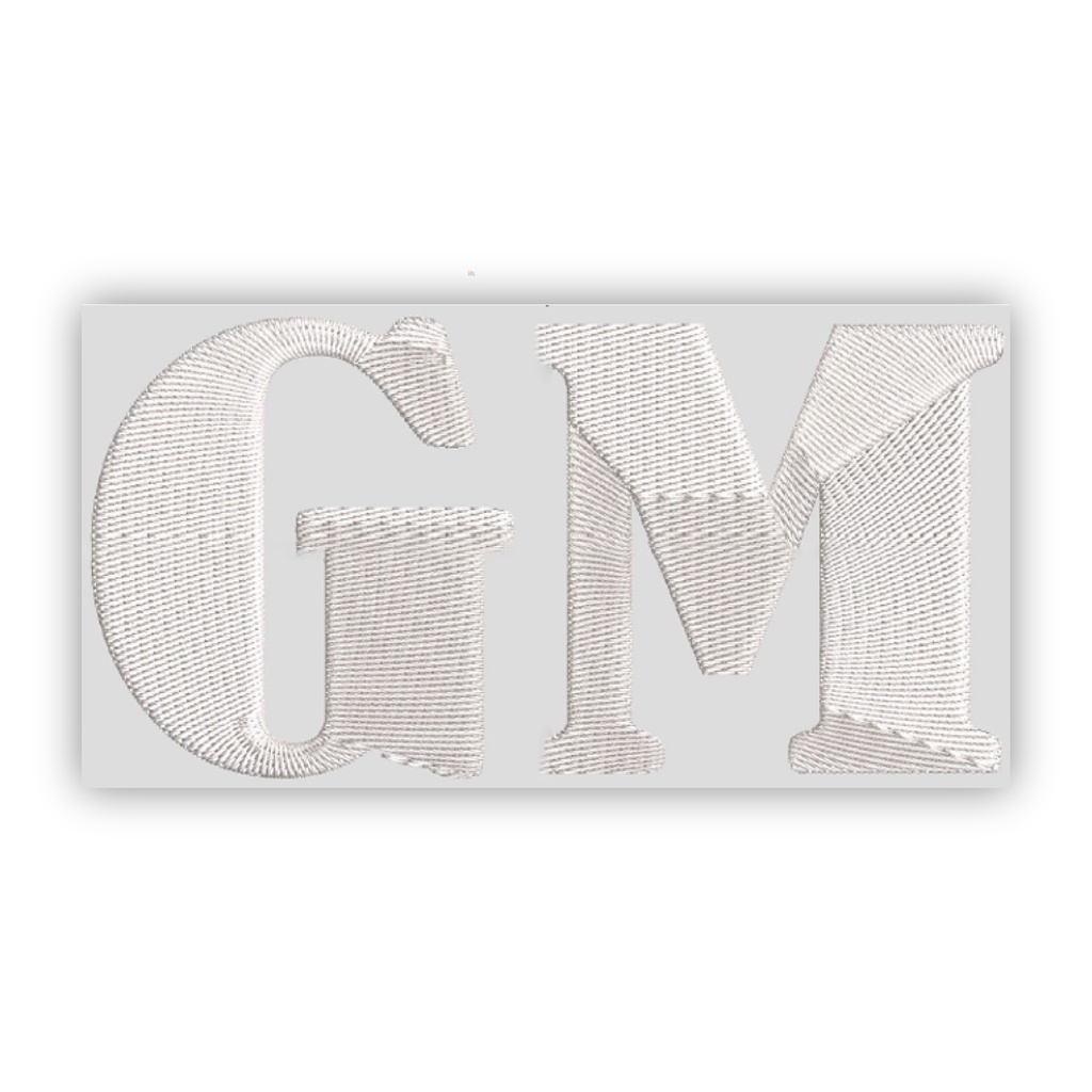 GM embroidery