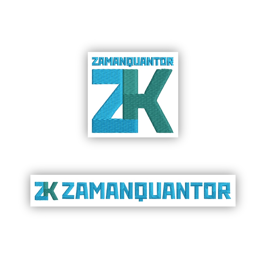 ZamanKvantor embroidery branding kit