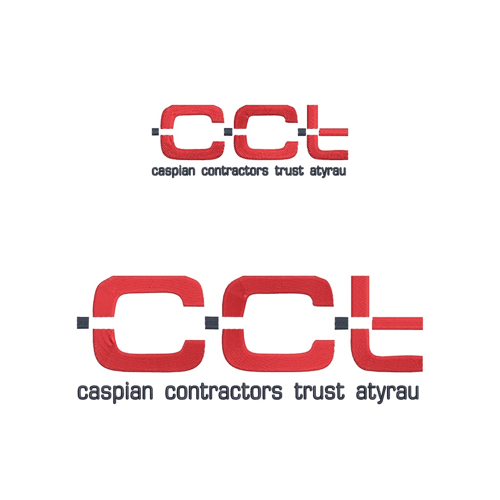 Caspian Contractors Trust Embroidery branding kit 