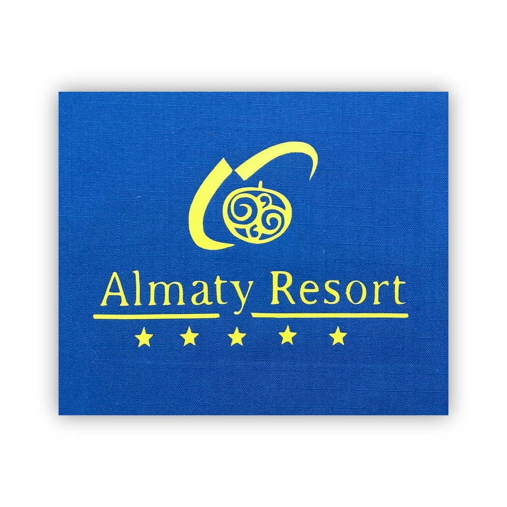 Комплект брендирования флексом Almaty Resort