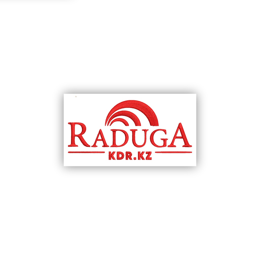 Брендированная вышивка Raduga KDR на полочке