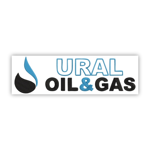 [EMB-24019-02] Вышивка на спине Ural Oil & Gas