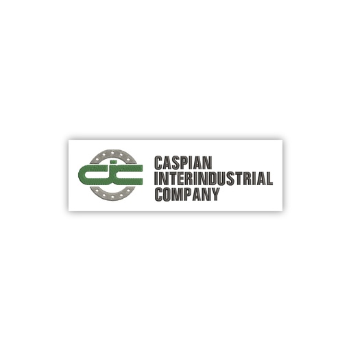 [EMB-2468-02] Вышивка Caspian Inter Industrial Company на спинке