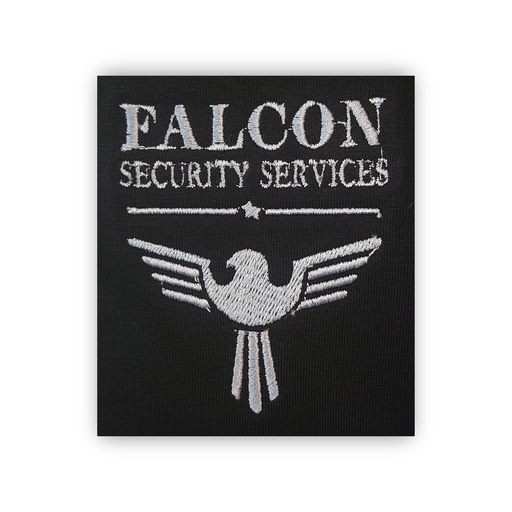Вышивка на груди Falcon Security Services