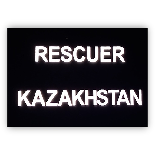 [FLX-2399-02] Шеврон Rescuer Kazakhstan