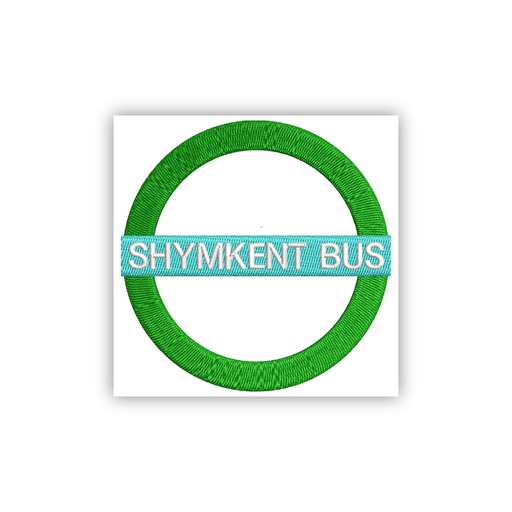 [EMB-2479-02] Вышивка Shymkent Bus на грудь слева