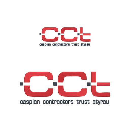 [EMB-2426] Кесте тігу бренді жинағы Caspian Contractors Trust