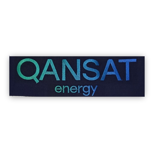 [EMB-2412-02] Вышивка на спину QANSAT ENERGY